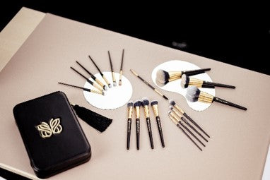 Parwana Collection Make Up Brush Set [18 Brushes] GOLD